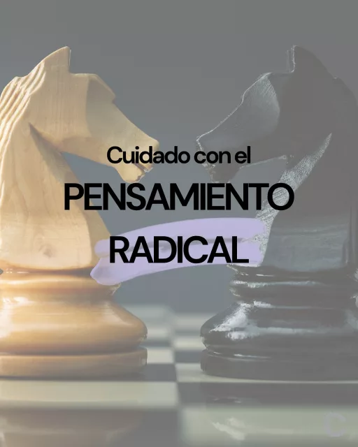 “WHITE IS THE NEW BLACK”: el pensamiento dicotómico
🖊️ Hagamos una pequeña prueba: piensa en la última situación o persona que haya conseguido enfadarte. Concéntrate en ello: qué pasó por qué ocurrió lo que ocurrió y, sobre todo, por qué crees que te enfadó tanto. ¿Lo tienes? Bien. Ahora piensa qué opinas sobre ese suceso o persona.
❌Es probable, si el ejercicio ha funcionado, que a tu mente hayan acudido frases rotundas y directas. “Siempre, nada, nunca, fatal, increíble, intolerable… ¿Te suena? Si la emoción que se despierta en nosotros ese es lo suficientemente intensa, comienzan a aparecer pensamientos distorsionados. En particular, una distorsión muy interesante: el pensamiento dicotómico, o “blanco y negro”.
⚫️⚪️El pensamiento dicotómico implica, básicamente, un modo de pensar absolutista, caracterizado por la polarización, sin cabida a los matices y que se presenta cuando estamos bajo una emoción intensa. En nuestro ejemplo, al evocar la emoción de enfado, las verbalizaciones que haremos son eminentemente negativas, claro. Pero también ocurre con emociones placenteras: podemos pasar a pensar que algo es maravilloso, único en la vida, que sólo ocurre una vez, que no nos podemos perder…
¿El problemilla de esta distorsión? Que nos lleva a interpretaciones bastante más pobres, sin detalles, y retroalimenta la intensidad emocional en que se apoya. A su vez, esto genera a largo plazo una mayor inestabilidad emocional. Claro: si lo que nos pasa sólo puede ser genial u horrible…”
🌈 Ser conscientes de que cada cerebro interpreta la realidad de una forma singular, pararnos a sentir “antes de pensar”, y a pensar antes de hacer, son pequeños detalles que nos pueden ayudar a ver la amplia gama de colores que componen la vida entre el blanco y el negro.
#psicología #saludmental #cuarzo #psicólogosretiro #cognición #pensamientodicotómico