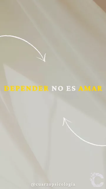 DEPENDER NO ES AMAR

La dependencia emocional o afectiva acaba generando malestar. Depender NO ES AMAR. 

Una persona dependiente se caracteriza por presentar una autoestima baja, apego inseguro, deficiencia en el desarrollo de estrategias así como en la toma de decisiones y en la solución de problemas.

Se puede amar con independencia. Salvaguardando nuestra esencia, nuestro amor propio, nuestro tiempo y nuestro espacio. 

Entregarse afectivamente a otra persona no significa perderse en el otro, sino integrarse.

El amor suma, no resta. Debe haber un equilibrio por ambas partes. Uno no tiene que sacrificarse por el otro. En el amor sano nadie pierde, es una suma de dos.

“No podemos vivir sin afecto, nadie puede hacerlo, pero si podemos amar sin esclavizarnos. El sano desapego no es más que una elección que nos dice a gritos: el amor es ausencia de miedo. -Walter Riso-

#psicología #saludmental #cuarzopsicología #psicólogosretiro #dependeciaemocional